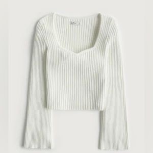 Hollister ribbed bell sweater